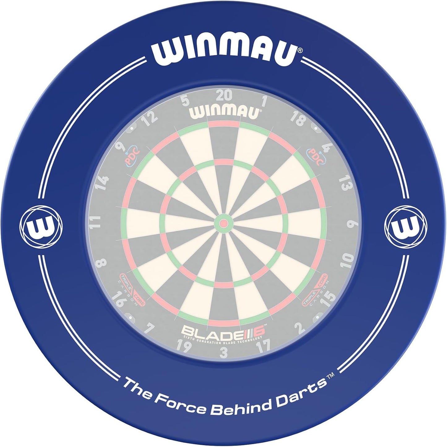 Printed Blue Dartboard Surround