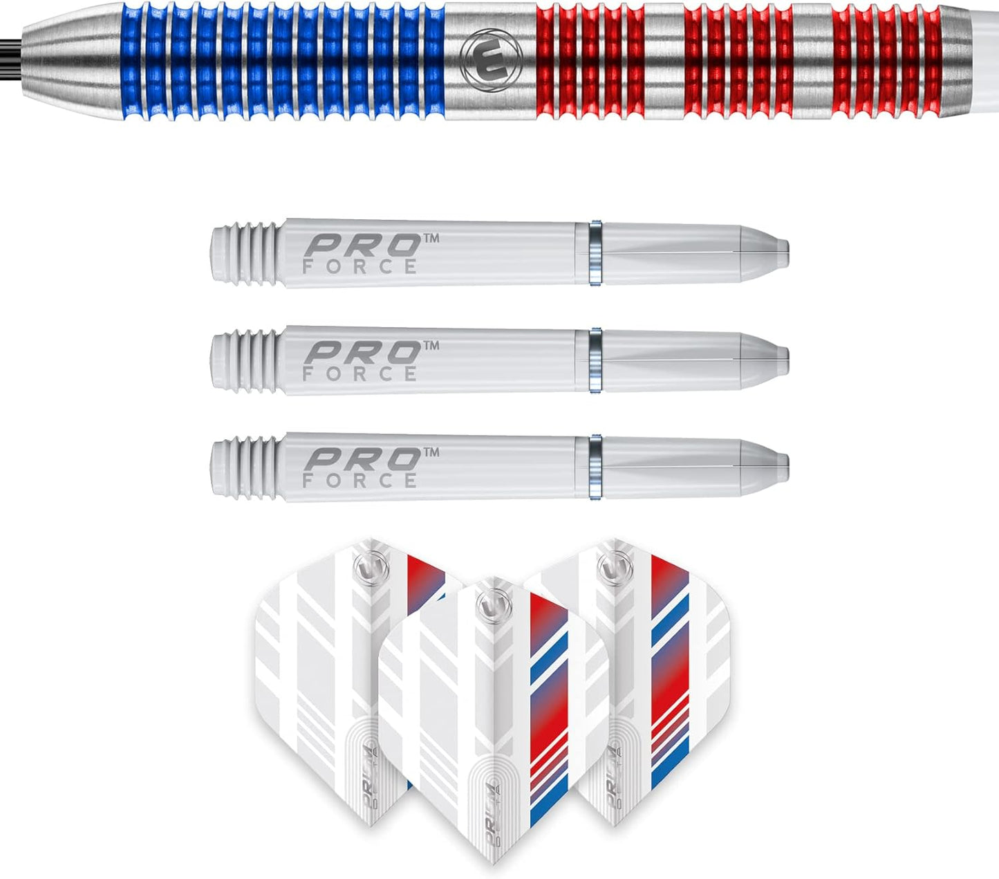 Wildcats 90% Tungsten Darts Set with Flights and Stems (Shafts) - Prism Technology - Match Weighed
