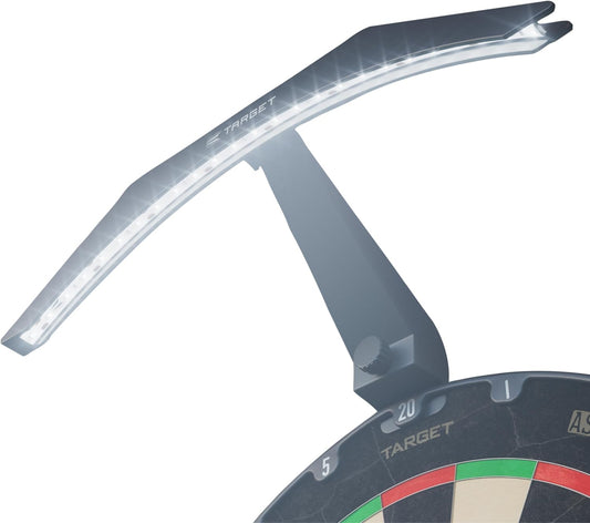 Darts LED Dartboard Light - Bright Dart Board Lighting for the Whole Board | Extra Long 3M Cable | Securely Fits All Dart Boards | Easy Assembly | Professional Darts Accessories