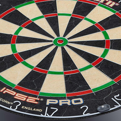 Dartboard | Eclipse Pro | Ultra-Visible Number Ring & Spider | Championship Quality Sisal Bristle | Staple-Free Construction