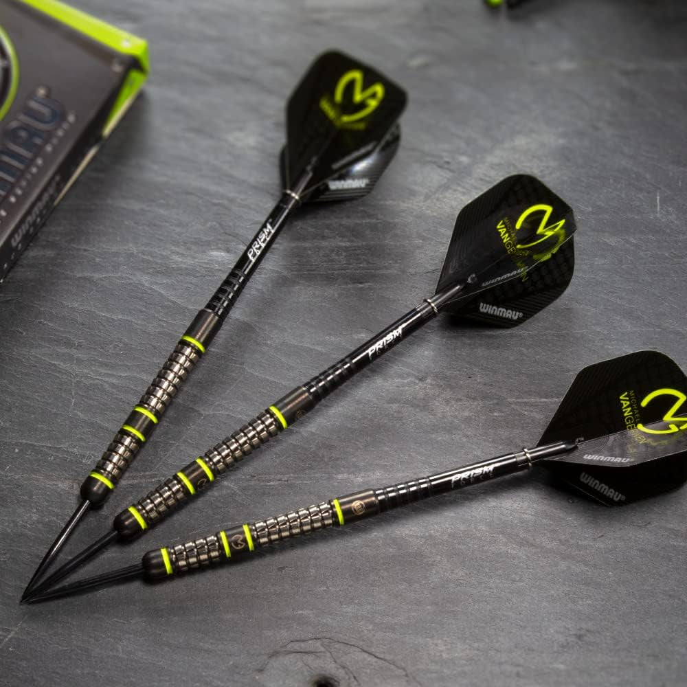 Mvg Acclaim Tungsten Steel Tip Darts 25G Set with Flights and Shafts