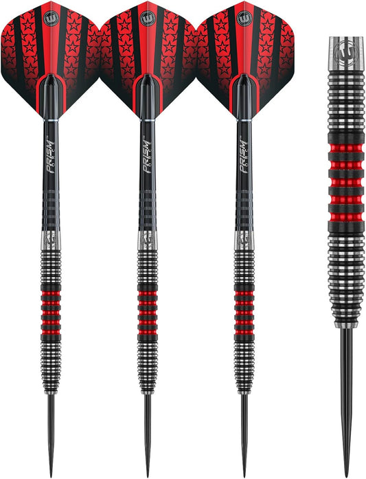 Joe Cullen Special Edition Professional 90% Tungsten Darts Set with Flights and Stems (Shafts)