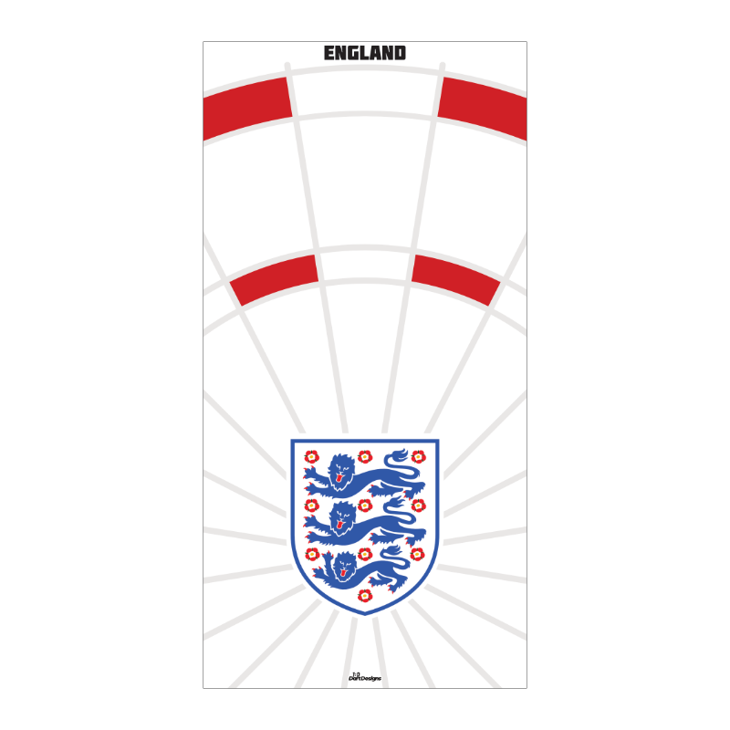 England Football Dartboard Backboard Back Drop