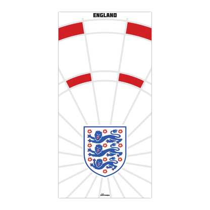 England Football Dartboard Backboard Back Drop