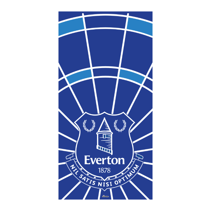 Everton Dartboard Backboard Back Drop