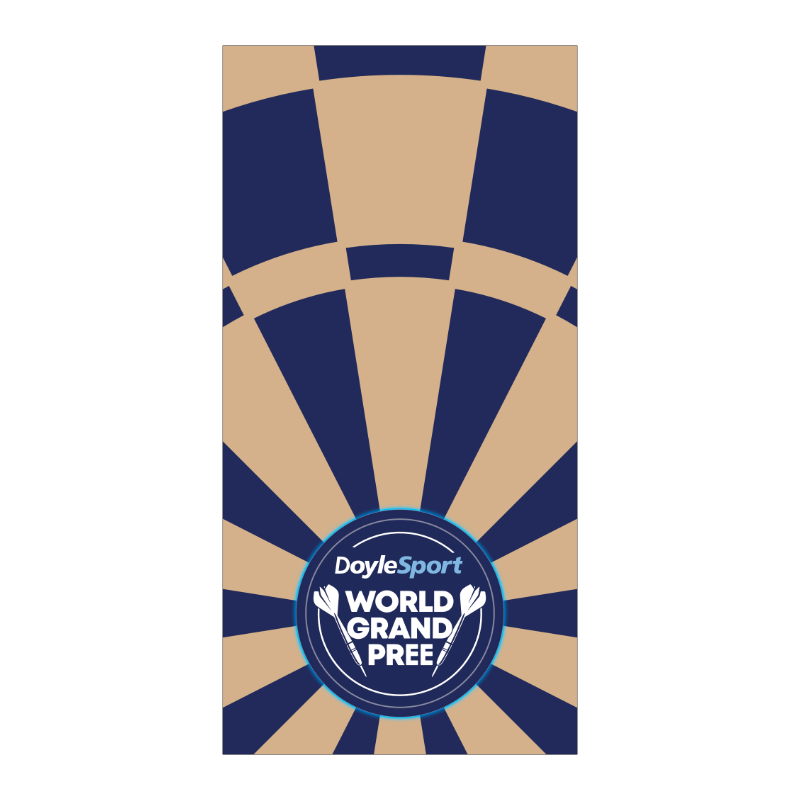 World Grand Prix Style Dartboard Backboard Back Drop