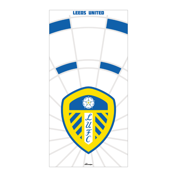 Leeds United dartboard backboard back drop