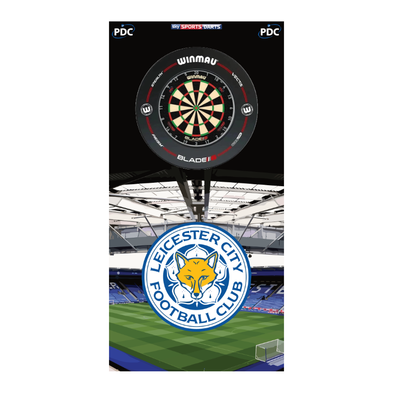 Leicester City Dartboard Backboard Back Drop