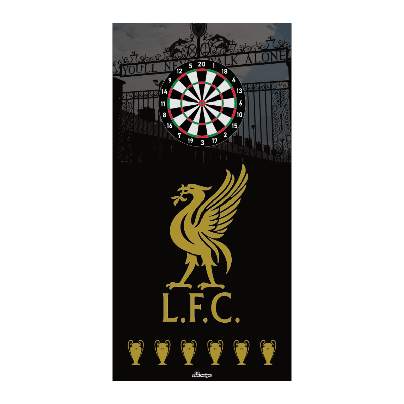 Liverpool YNWA Dartboard Backboard