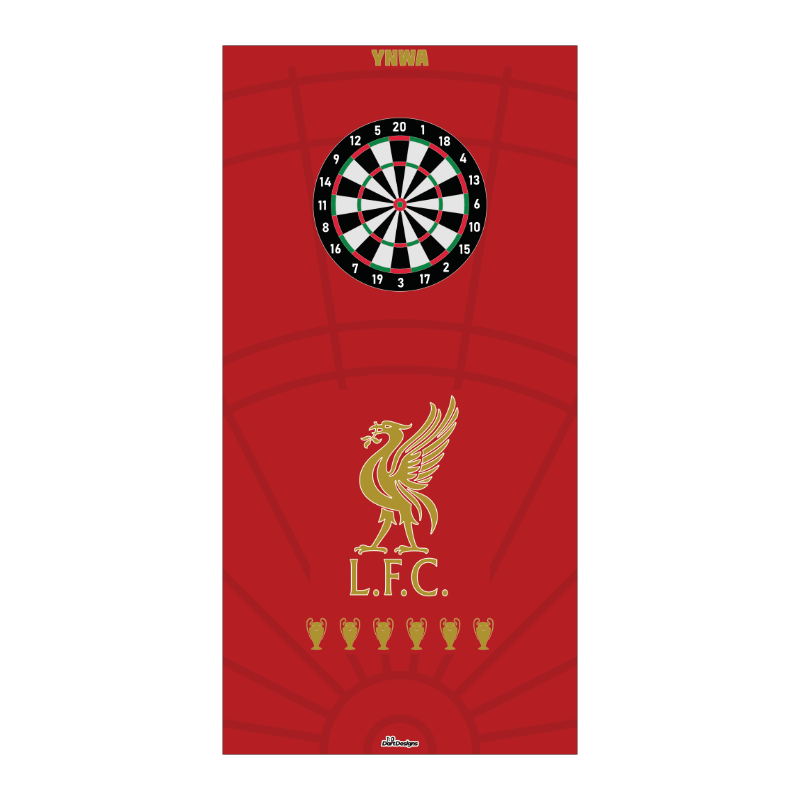 Liverpool Dartboard Backboard