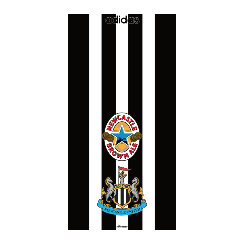 Newcastle United Retro Dartboard Backboard Back Drop