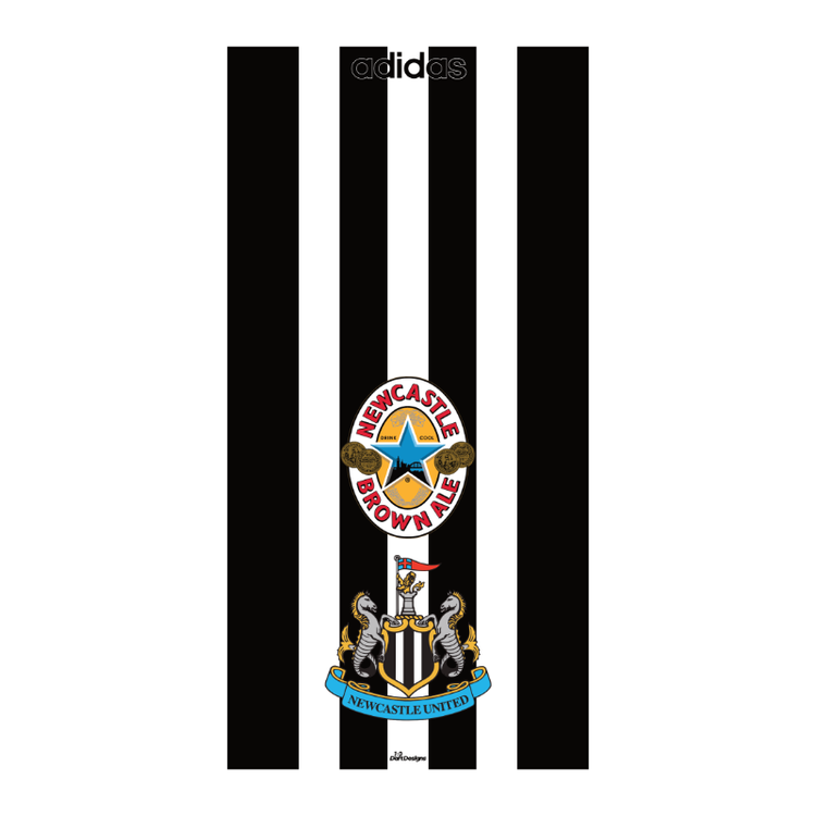 Newcastle United Retro dartboard backboard back drop