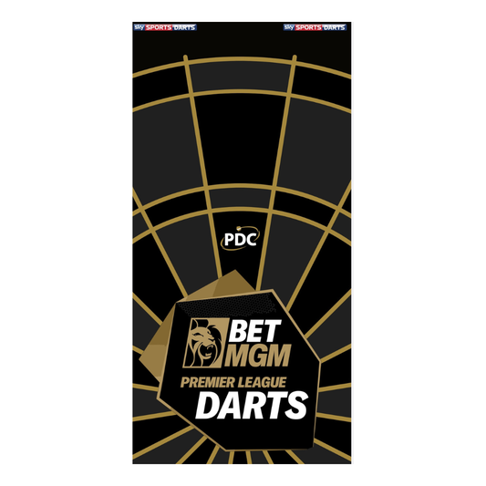 Darts Premier League Style Dartboard Backboard Back Drop