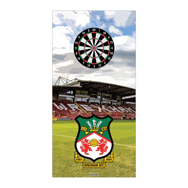 Wrexham AFC Dartboard Backboard